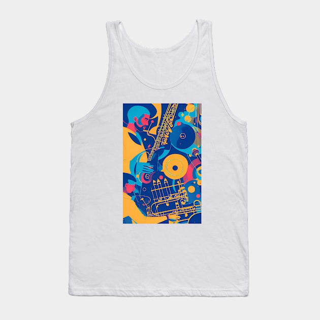 Acid Jazz Men Tank Top by ArtBeatsGallery